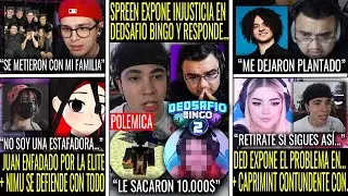 SPREEN EXPONE INJUSTICIA En DEDSAFIO BINGO 2 | DED CUENTA La VERDAD | NIMU EXPLOTA y SE DEFIENDE