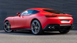 2023 Ferrari Roma - Matt Rosso Ferrari F1-75 - Walkaround + Engine & Exhaust Sound