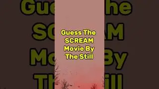 Guess The SCREAM Film! #scream #ghostface #foryou #trending #challenge #game #scream7 #shorts