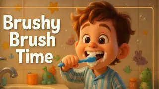 Brushy Brush Time | Sing Along & Learn | @ToonzieKids Nursery Rhymes