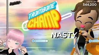 Trombone Champ FAIL - my friend's first time