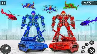 US Army Tank Transform Robot Battle War Shooting - Android Gameplay