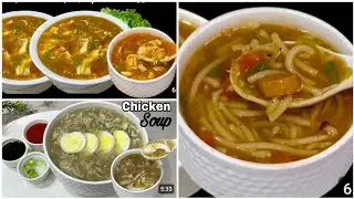 3 Different Types Of Chicken Soup Recipes | How To Make Chicken Soup At Home | Chicken Soup Recipe