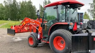 K&ouml;p Traktor Kubota L2-622 med redskap p&aring; Klaravik