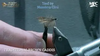 Costruzione Traditional Brown Caddis | Tutorial Dressing Mosca Secca