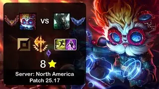 Heimerdinger Top vs Mordekaiser - NA GrandMaster - Patch 25.17