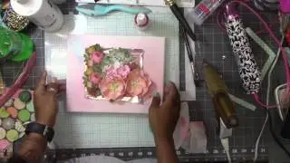 Rinea foil Mixed Media Canvas