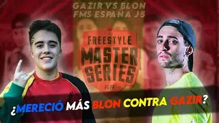 &iquest;MERECI&Oacute; M&Aacute;S BLON CONTRA GAZIR? | GAZIR VS BLON FMS ESPA&Ntilde;A J5