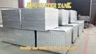 Hot-Dip Galvanized Water Tank｜High-Strength Solution for Complex Environments