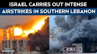 Israel Strikes Lebanon | Israel Launches Intense Airstrikes On Southern Lebanon, Journalists Injured
