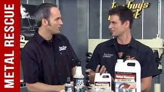 Two Guys Garage preventing and stopping rust with Dry Coat&trade; Rust Preventative Spray
