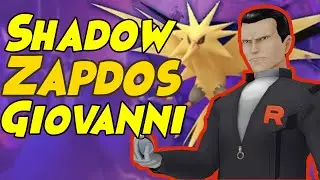 First Look at How to Beat Giovanni SHADOW ZAPDOS Team in Pokemon GO
