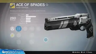 Destiny: The Taken King - How to get the Ace of Spades Exotic (Hunter Exclusive Hand Cannon)