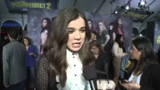 Pitch Perfect 2: Hailee Steinfeld Red Carpet Movie Premiere Interview | ScreenSlam
