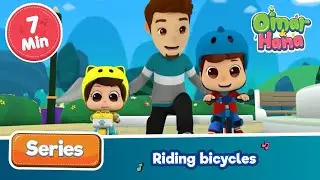 Omar & Hana | Riding Bicycles | Islamic Cartoons