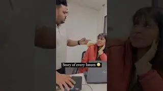 Story of every Intern😂😂 #analyticsjobs #shorts #funnyvideos #memesdaily