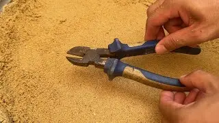 Unique Casting Aluminum Combination Pliers from Scrap #art #restoration #viralvideo