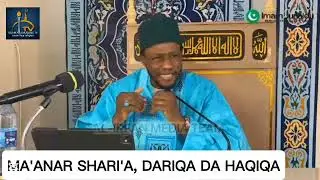 SHARI'A, DARIQA DA HAQIQA