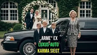 KARMA: Er lud seine „arme“ Ex ein – doch wer aus dem Luxuswagen stieg…