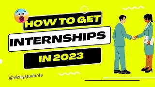 How to get Internships ? in 2023 #students #internships