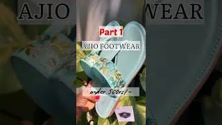 Ajio #footwear 400rs (Part 1) #bestquality👌#flats #ajiohaul 2023 #ashortaday #ndtales #shorts #ajio