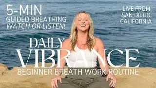 5 Min Daily Beginner Breath Work Routine | Practice Simple Breathing Techniques Every Day!