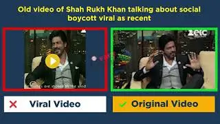 Old video of Shah Rukh Khan talking about social boycott viral as recent