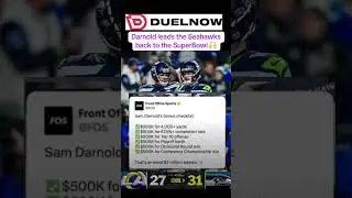 Nice Sam Darnold #nfl #superbowl