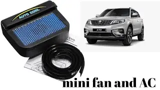solar powered Heat vantilation Exhaust small fan|solar powered car auto coolar