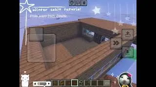//Winter Cabin Tutorial\\Double// #minecraft #building #tutorial #fyp #aesthetic #winter #snowy #hi