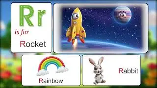 MY ALPHABET (READING & WRITING) BOOK-B | 18  R IS FOR ROCKET