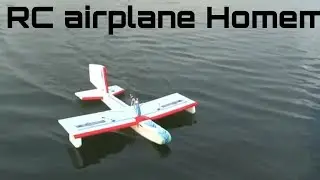 Rc homemade airplane , Can ride on water!