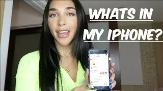 Whats in my iPhone? - Chantel Jeffries