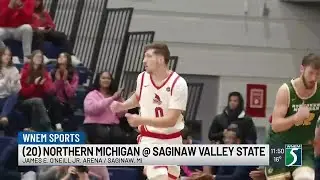 SVSU Men&rsquo;s Basketball falls at home to #20 Northern Michigan