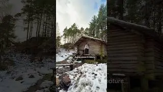This Is Why I Love Wild Camping #wildcamping #hiddencabin #wintercamping #forestcamping