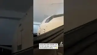 #Aero plane parked inside a mall in Fourways South Africa #trending #funny #southafrica