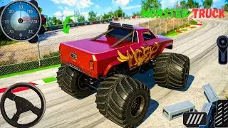 INSANE Mega Ramp Jump in Monster Truck Madness ! The Biggest Mega Ramp Race - part 013