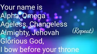 Glorious God by Elijah Oyelade (with lyrics)
