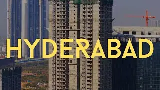 Modern Indian Skyline ,Developed India Hyderabad real estate is rock solid! 💪