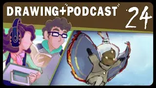 [2020] Art VOD 24 - #Skytober Fanimation - animating & talking | #fanart #krita #animation #podcast