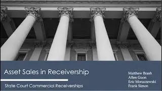 Asset Sales in Receivership