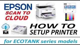 Epson Connect Tutorial - Scan to Cloud, creating account, adding destination, scan to GDrive