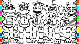 Five Nights at Freddy's Coloring Pages / Toy Mediocre Melodies / FNaF 6 Pizzeria Simulator