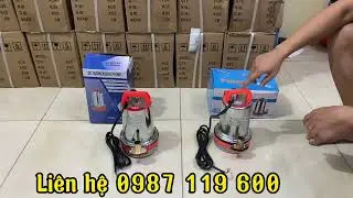 máy bơm chìm 12v nhỏ gọn dễ dàng sử dụng- máy bơm 180w chạy ắc quy