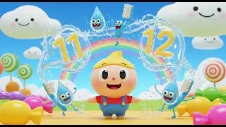 Brush Song &ndash; Count to 20 While Cleaning! | Fun Teeth Brushing Nursery Rhyme for Kids | Healthy