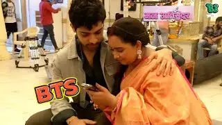 Divyam और  Radhika Cute Moment | BTS | On Location | Mann Atisundar | Dangal TV