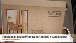 Fairyland Blackout Window Curtains 52 x 63 in Review