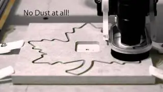 Suckit (X Carve Dust Boot) - Milling Maple Leaf