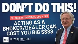 Don't Act as a Broker-Dealer