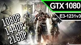 For Honor BENCHMARK: [ GTX 1080 ] Ultra - 1080P / 1440P / 2160P